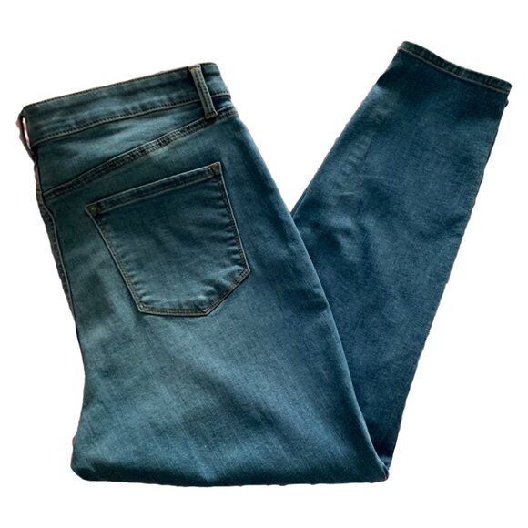 TALBOTS Women's Lakeview Wash Flawless High-Waist Jeggings Ankle Sz 14 Petite - Picture 6 of 6